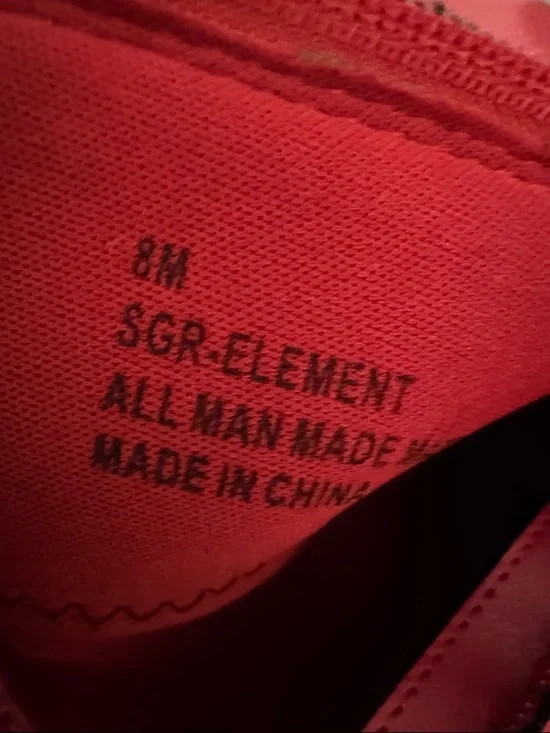 Sugar Element Red Square-Toe Block Heel Ankle Boots 8 - Picture 4 of 4